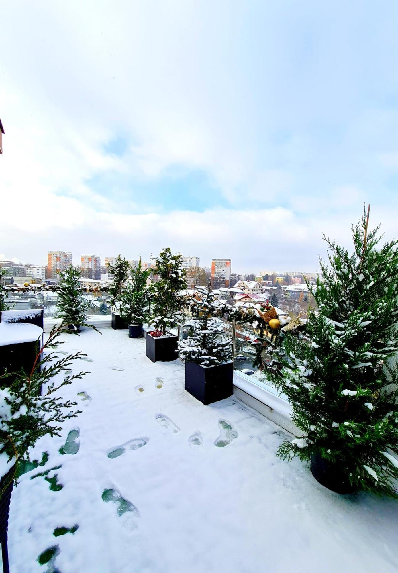 Apartamento Penthouse View Aeroport Iasi Exterior foto