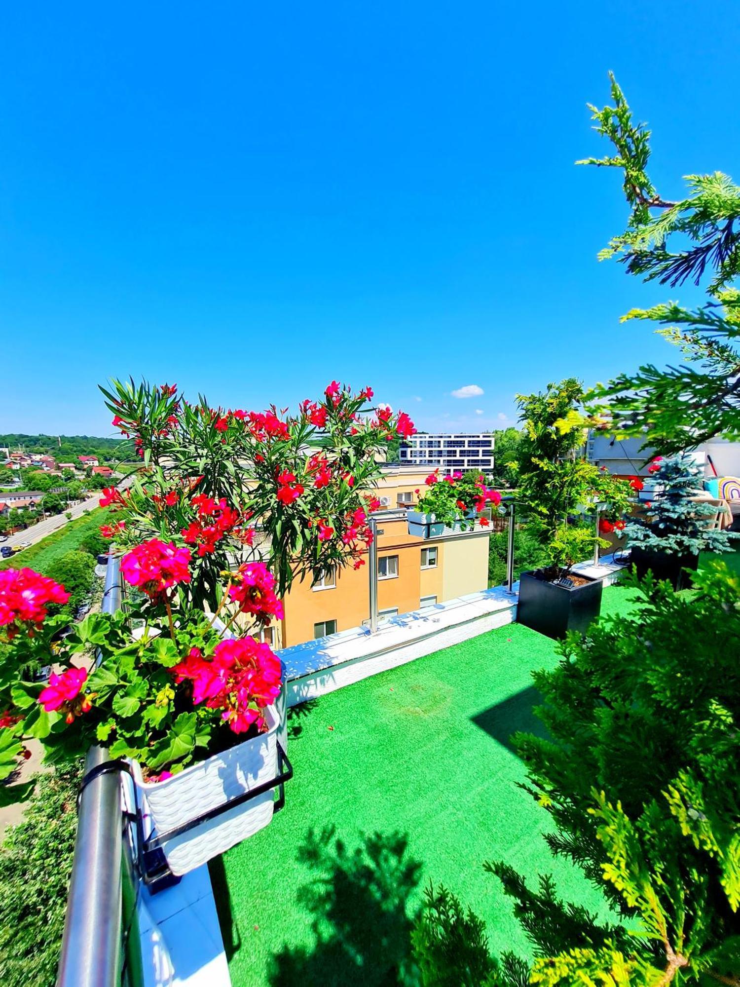 Apartamento Penthouse View Aeroport Iasi Exterior foto